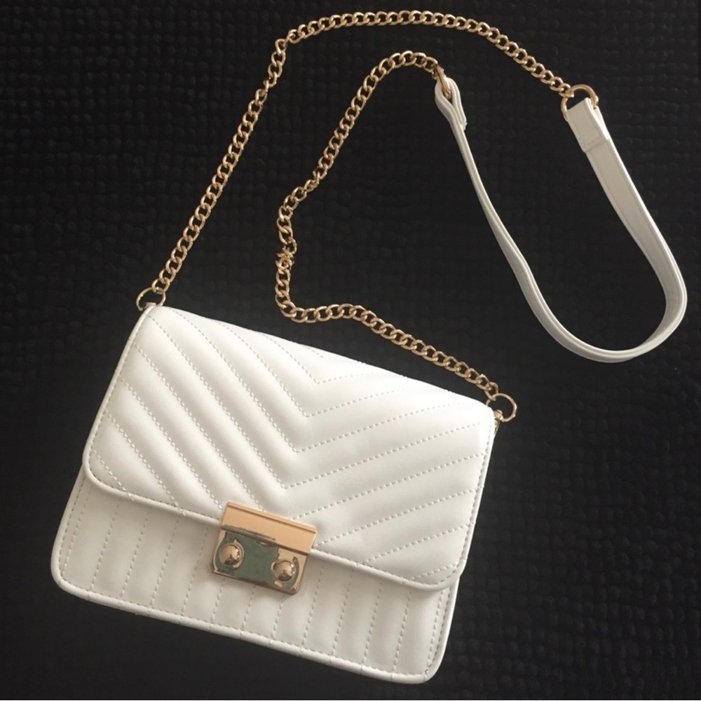White purse